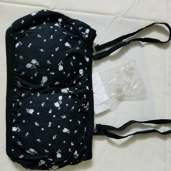 NWT  padded bralette. Flower pattern. - Picture 7 of 8